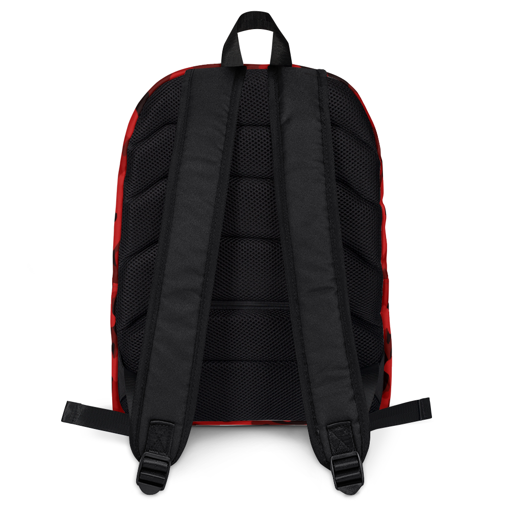 Red Camo Backpack