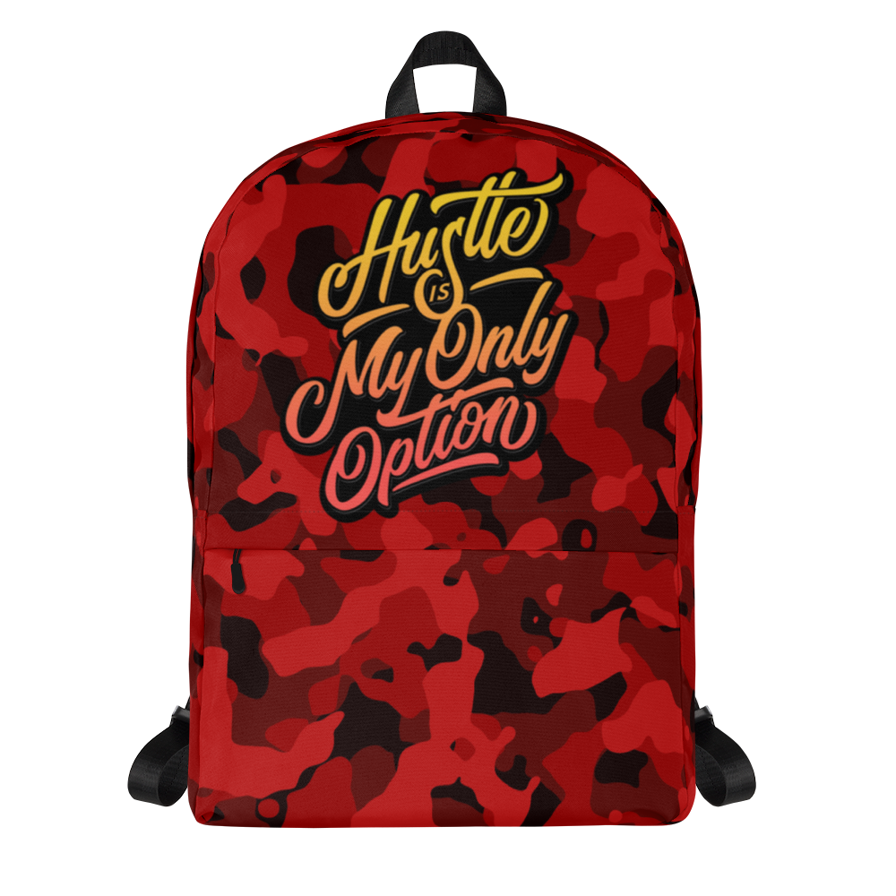 Red Camo Backpack