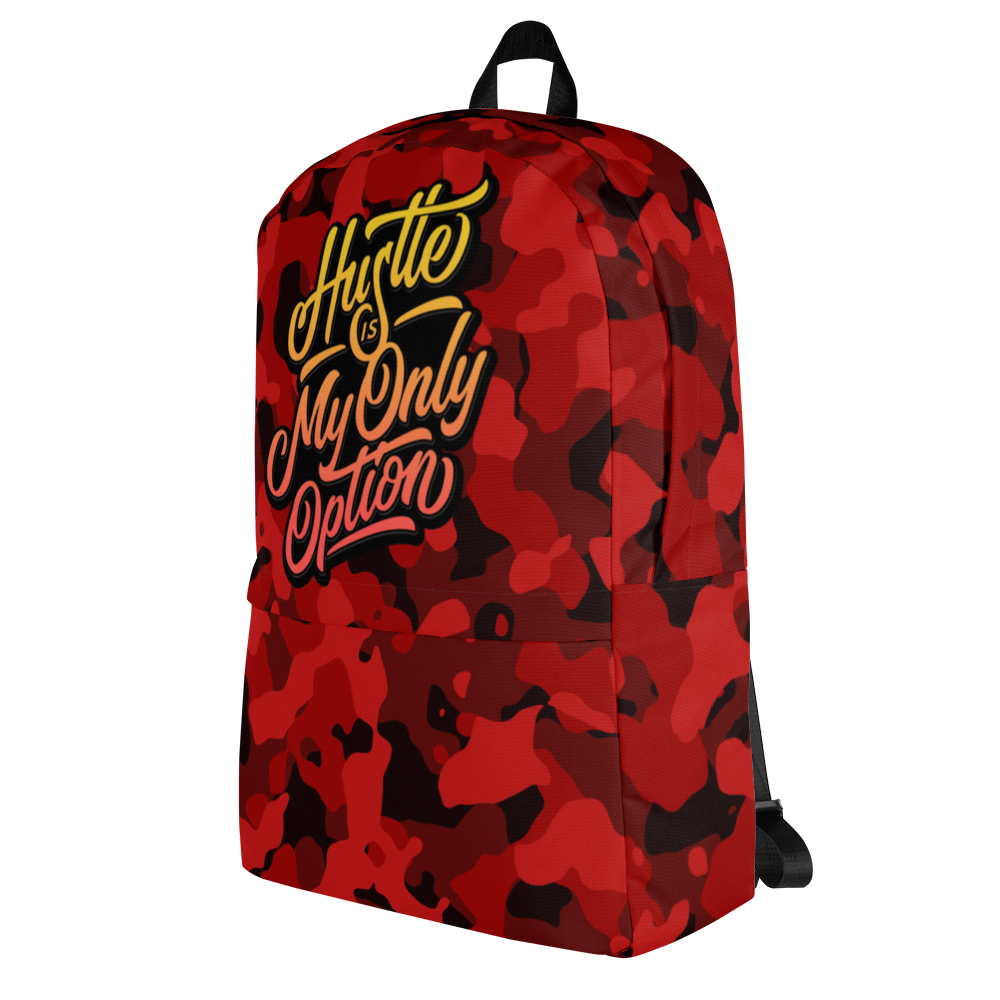 Red Camo Backpack