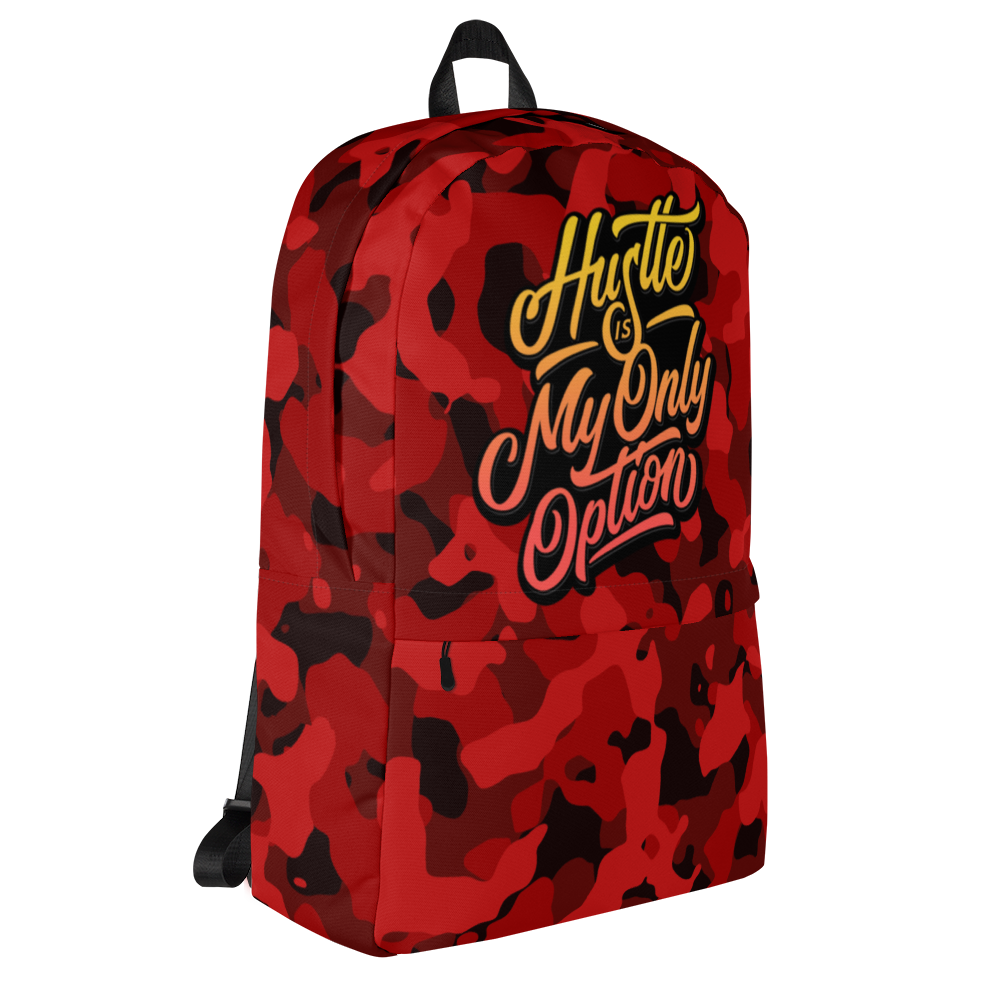 Red Camo Backpack