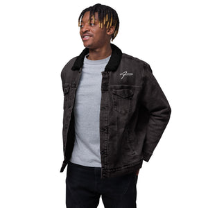 Unisex denim sherpa jacket