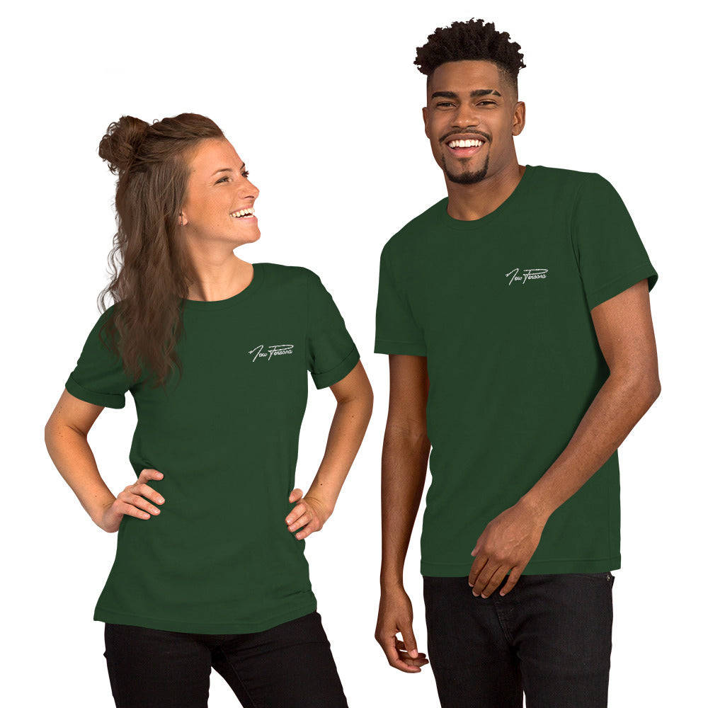 Embroidered Short-sleeve unisex t-shirt