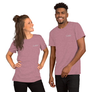 Embroidered Short-sleeve unisex t-shirt